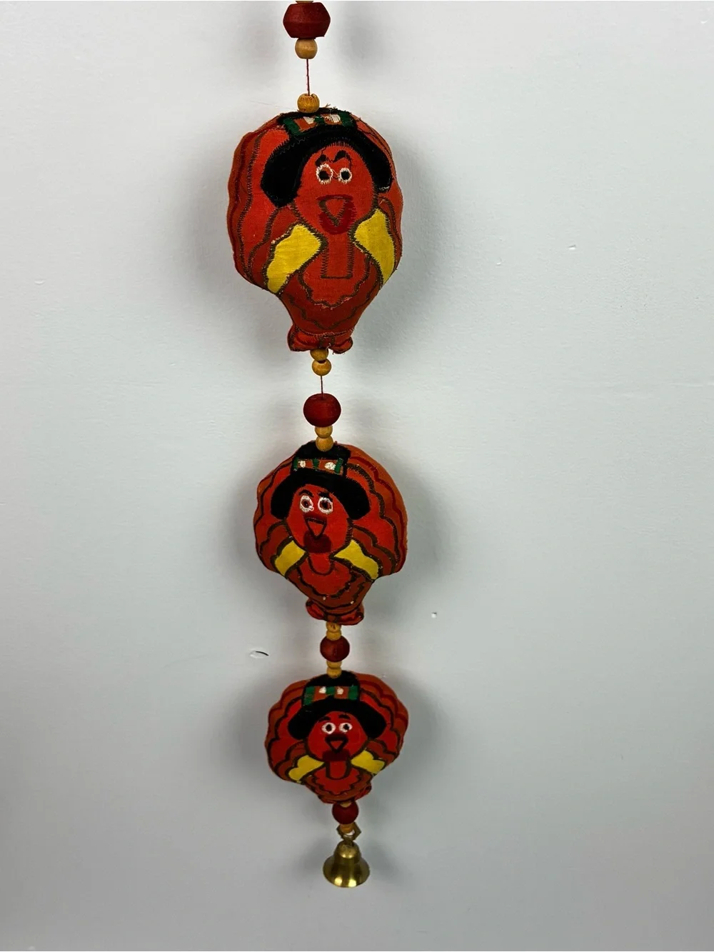 Turkey Stuffed Hanging Decoration Handmade - So Unique!